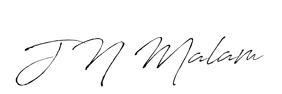 The best way (Antro_Vectra) to make a short signature is to pick only two or three words in your name. The name J N Malam include a total of six letters. For converting this name. J N Malam signature style 6 images and pictures png