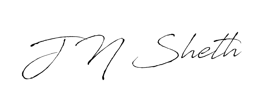 How to make J N Sheth signature? Antro_Vectra is a professional autograph style. Create handwritten signature for J N Sheth name. J N Sheth signature style 6 images and pictures png