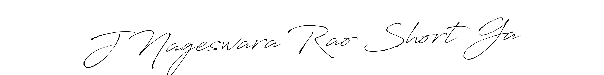 Make a beautiful signature design for name J Nageswara Rao Short Ga. With this signature (Antro_Vectra) style, you can create a handwritten signature for free. J Nageswara Rao Short Ga signature style 6 images and pictures png