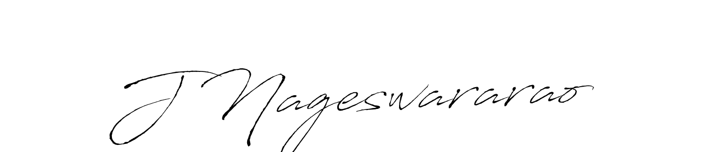 Make a beautiful signature design for name J Nageswararao. With this signature (Antro_Vectra) style, you can create a handwritten signature for free. J Nageswararao signature style 6 images and pictures png