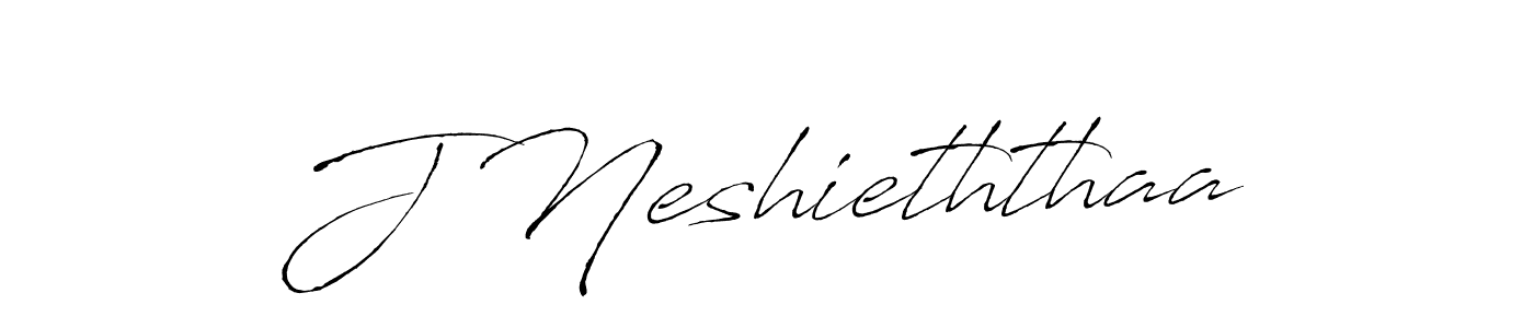 This is the best signature style for the J Neshieththaa name. Also you like these signature font (Antro_Vectra). Mix name signature. J Neshieththaa signature style 6 images and pictures png