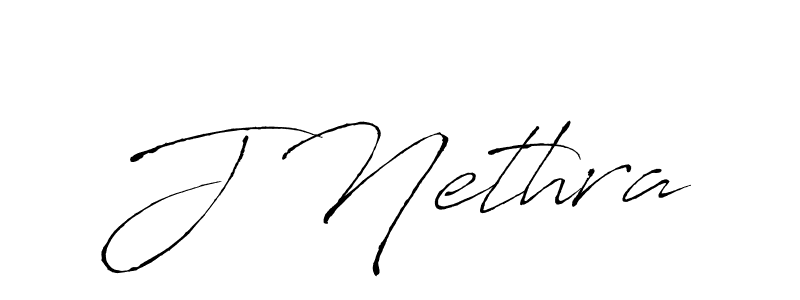 Use a signature maker to create a handwritten signature online. With this signature software, you can design (Antro_Vectra) your own signature for name J Nethra. J Nethra signature style 6 images and pictures png