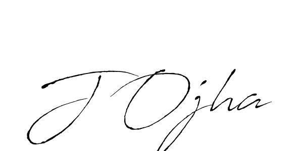 The best way (Antro_Vectra) to make a short signature is to pick only two or three words in your name. The name J Ojha include a total of six letters. For converting this name. J Ojha signature style 6 images and pictures png