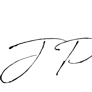 Similarly Antro_Vectra is the best handwritten signature design. Signature creator online .You can use it as an online autograph creator for name J P. J P signature style 6 images and pictures png