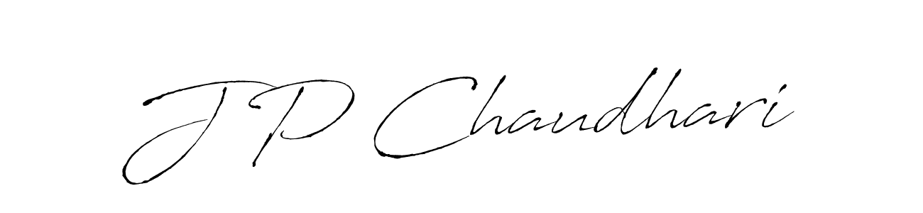 The best way (Antro_Vectra) to make a short signature is to pick only two or three words in your name. The name J P Chaudhari include a total of six letters. For converting this name. J P Chaudhari signature style 6 images and pictures png