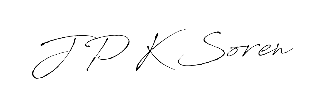 J P K Soren stylish signature style. Best Handwritten Sign (Antro_Vectra) for my name. Handwritten Signature Collection Ideas for my name J P K Soren. J P K Soren signature style 6 images and pictures png