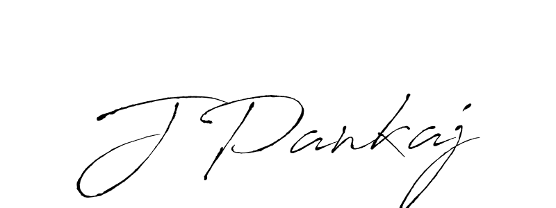 Design your own signature with our free online signature maker. With this signature software, you can create a handwritten (Antro_Vectra) signature for name J Pankaj. J Pankaj signature style 6 images and pictures png