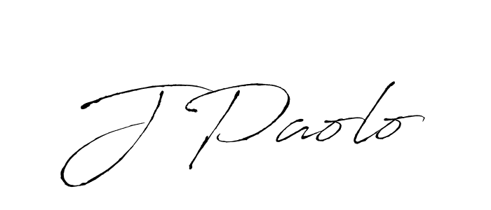 Create a beautiful signature design for name J Paolo. With this signature (Antro_Vectra) fonts, you can make a handwritten signature for free. J Paolo signature style 6 images and pictures png