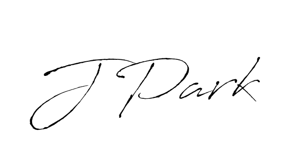How to make J Park name signature. Use Antro_Vectra style for creating short signs online. This is the latest handwritten sign. J Park signature style 6 images and pictures png