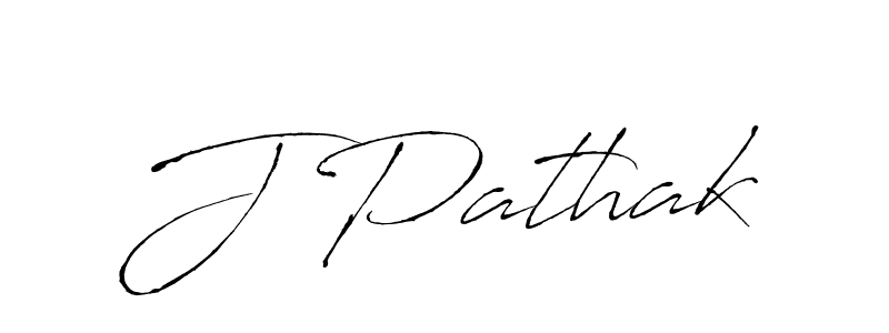 The best way (Antro_Vectra) to make a short signature is to pick only two or three words in your name. The name J Pathak include a total of six letters. For converting this name. J Pathak signature style 6 images and pictures png