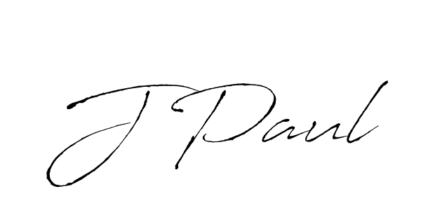 How to make J Paul signature? Antro_Vectra is a professional autograph style. Create handwritten signature for J Paul name. J Paul signature style 6 images and pictures png