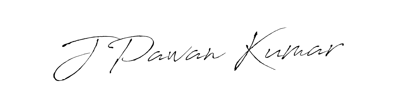 How to make J Pawan Kumar name signature. Use Antro_Vectra style for creating short signs online. This is the latest handwritten sign. J Pawan Kumar signature style 6 images and pictures png