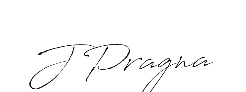 How to make J Pragna signature? Antro_Vectra is a professional autograph style. Create handwritten signature for J Pragna name. J Pragna signature style 6 images and pictures png