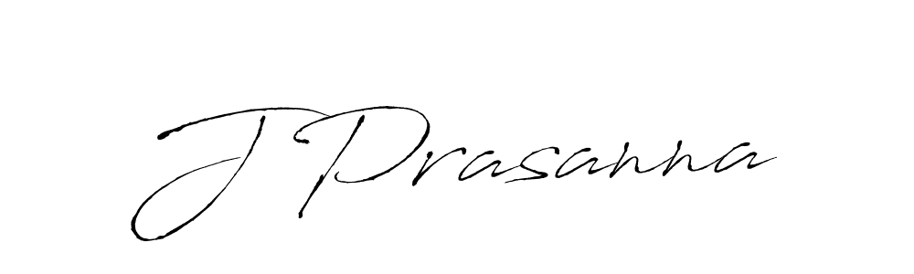 How to make J Prasanna signature? Antro_Vectra is a professional autograph style. Create handwritten signature for J Prasanna name. J Prasanna signature style 6 images and pictures png