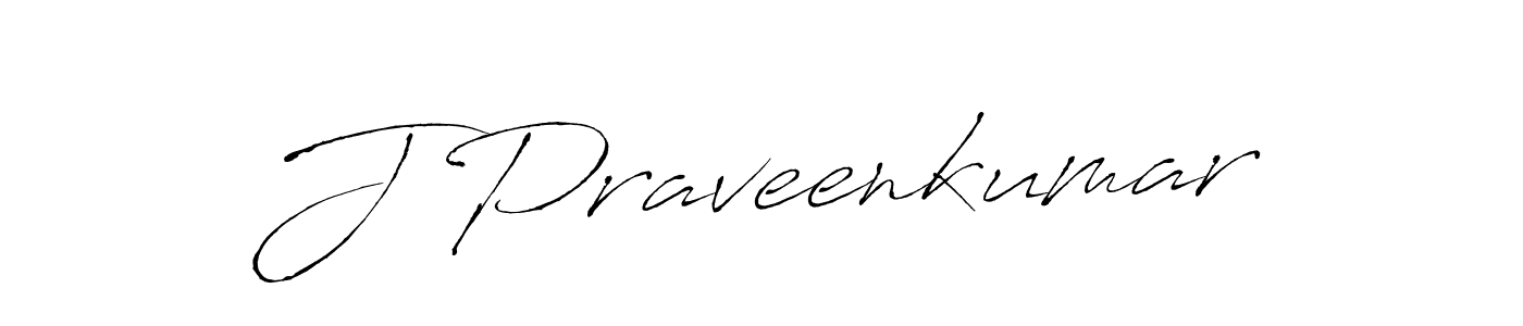 Use a signature maker to create a handwritten signature online. With this signature software, you can design (Antro_Vectra) your own signature for name J Praveenkumar. J Praveenkumar signature style 6 images and pictures png