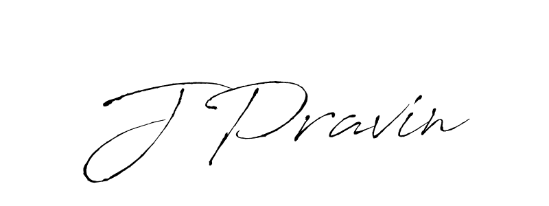 Make a beautiful signature design for name J Pravin. With this signature (Antro_Vectra) style, you can create a handwritten signature for free. J Pravin signature style 6 images and pictures png