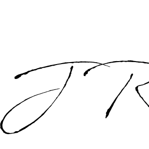 Create a beautiful signature design for name J R. With this signature (Antro_Vectra) fonts, you can make a handwritten signature for free. J R signature style 6 images and pictures png