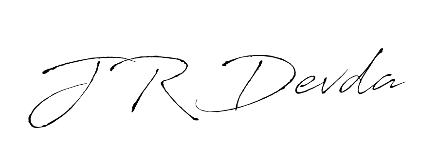 J R Devda stylish signature style. Best Handwritten Sign (Antro_Vectra) for my name. Handwritten Signature Collection Ideas for my name J R Devda. J R Devda signature style 6 images and pictures png