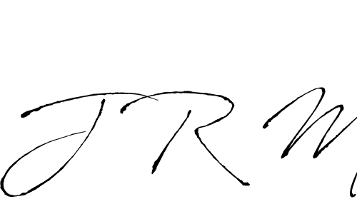 J R M stylish signature style. Best Handwritten Sign (Antro_Vectra) for my name. Handwritten Signature Collection Ideas for my name J R M. J R M signature style 6 images and pictures png
