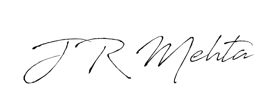 J R Mehta stylish signature style. Best Handwritten Sign (Antro_Vectra) for my name. Handwritten Signature Collection Ideas for my name J R Mehta. J R Mehta signature style 6 images and pictures png