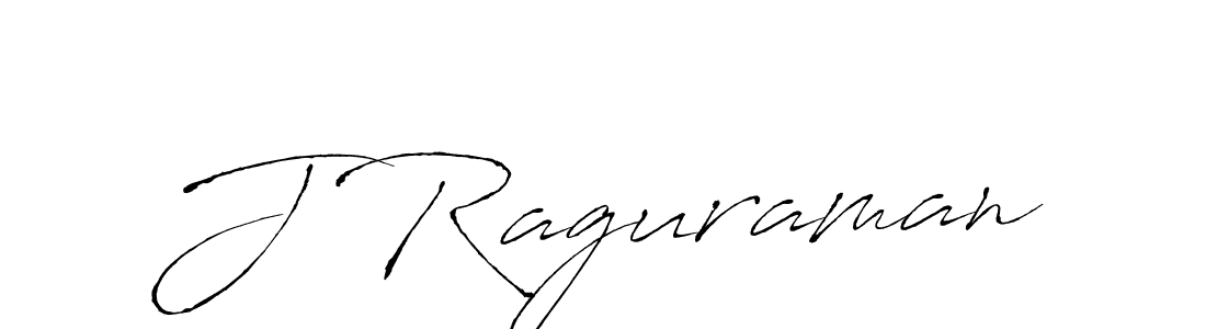 Create a beautiful signature design for name J Raguraman. With this signature (Antro_Vectra) fonts, you can make a handwritten signature for free. J Raguraman signature style 6 images and pictures png