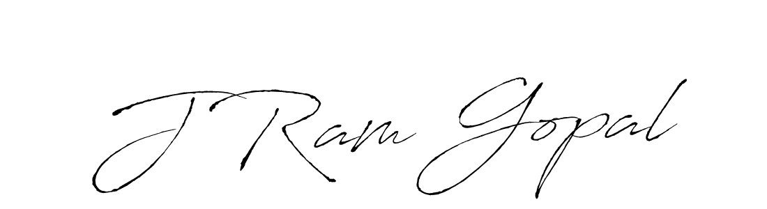 J Ram Gopal stylish signature style. Best Handwritten Sign (Antro_Vectra) for my name. Handwritten Signature Collection Ideas for my name J Ram Gopal. J Ram Gopal signature style 6 images and pictures png