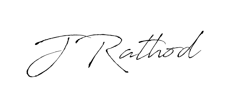 Create a beautiful signature design for name J Rathod. With this signature (Antro_Vectra) fonts, you can make a handwritten signature for free. J Rathod signature style 6 images and pictures png