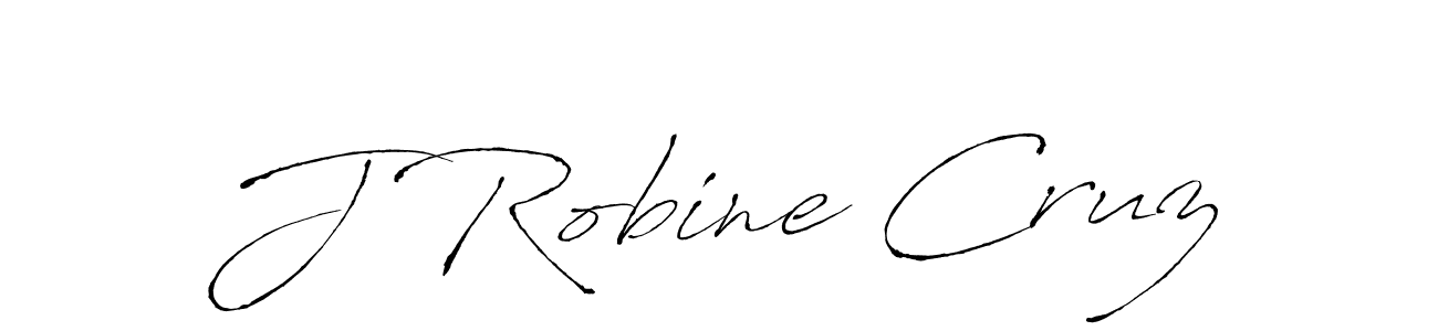 How to make J Robine Cruz signature? Antro_Vectra is a professional autograph style. Create handwritten signature for J Robine Cruz name. J Robine Cruz signature style 6 images and pictures png