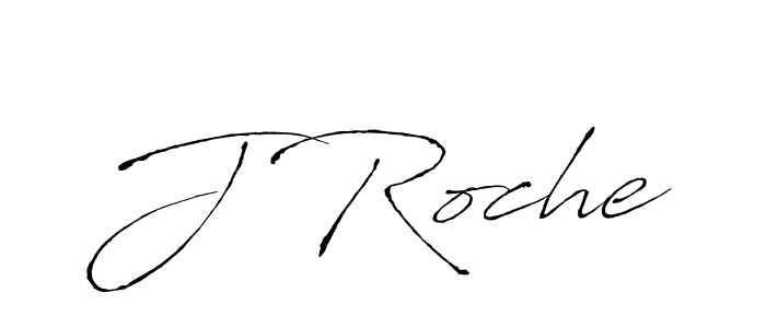 Create a beautiful signature design for name J Roche. With this signature (Antro_Vectra) fonts, you can make a handwritten signature for free. J Roche signature style 6 images and pictures png