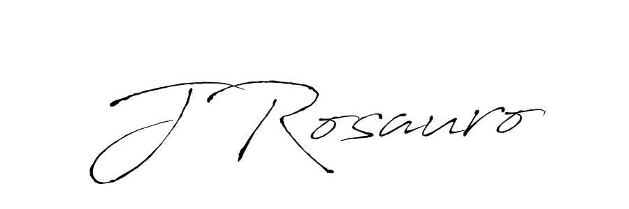 Make a beautiful signature design for name J Rosauro. With this signature (Antro_Vectra) style, you can create a handwritten signature for free. J Rosauro signature style 6 images and pictures png