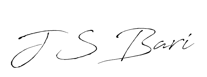 Design your own signature with our free online signature maker. With this signature software, you can create a handwritten (Antro_Vectra) signature for name J S Bari. J S Bari signature style 6 images and pictures png