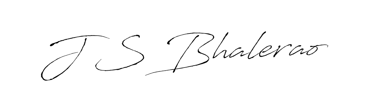 Create a beautiful signature design for name J S Bhalerao. With this signature (Antro_Vectra) fonts, you can make a handwritten signature for free. J S Bhalerao signature style 6 images and pictures png