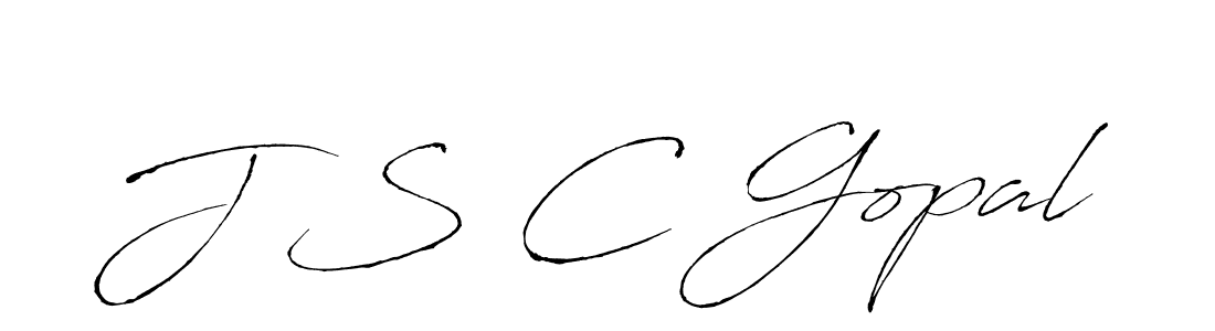 Make a beautiful signature design for name J S C Gopal. Use this online signature maker to create a handwritten signature for free. J S C Gopal signature style 6 images and pictures png