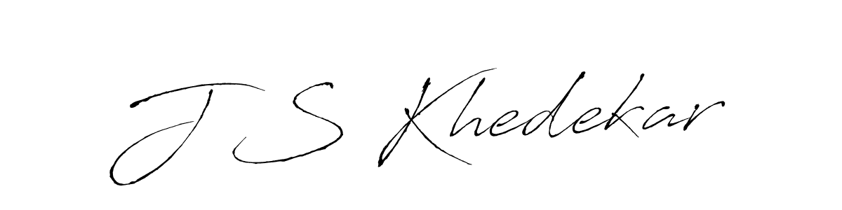 How to make J S Khedekar signature? Antro_Vectra is a professional autograph style. Create handwritten signature for J S Khedekar name. J S Khedekar signature style 6 images and pictures png