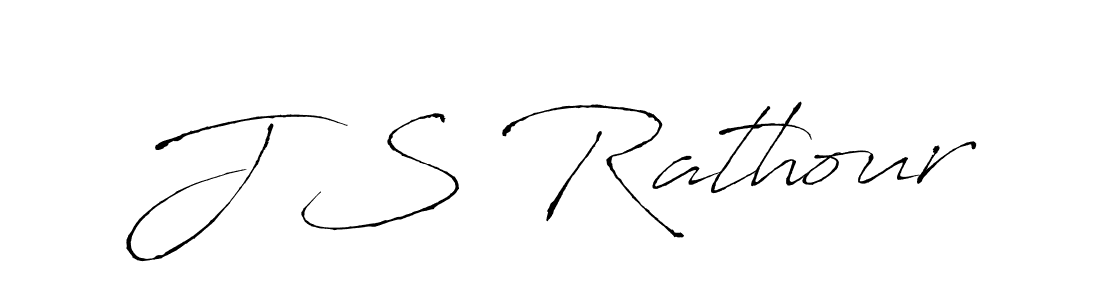 Make a beautiful signature design for name J S Rathour. With this signature (Antro_Vectra) style, you can create a handwritten signature for free. J S Rathour signature style 6 images and pictures png