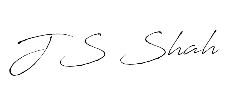 The best way (Antro_Vectra) to make a short signature is to pick only two or three words in your name. The name J S Shah include a total of six letters. For converting this name. J S Shah signature style 6 images and pictures png