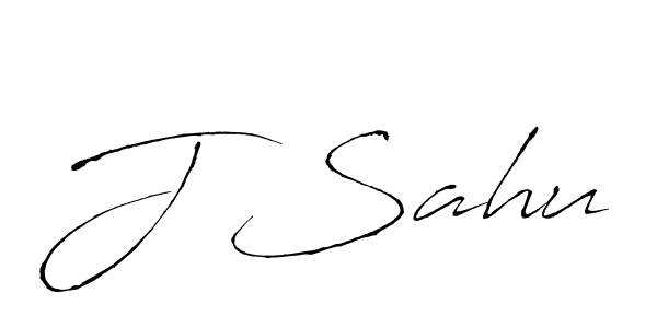 The best way (Antro_Vectra) to make a short signature is to pick only two or three words in your name. The name J Sahu include a total of six letters. For converting this name. J Sahu signature style 6 images and pictures png