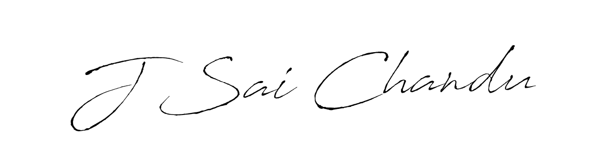 Make a beautiful signature design for name J Sai Chandu. With this signature (Antro_Vectra) style, you can create a handwritten signature for free. J Sai Chandu signature style 6 images and pictures png
