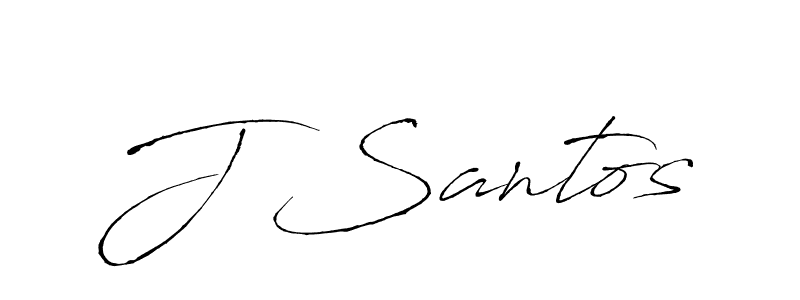 You should practise on your own different ways (Antro_Vectra) to write your name (J Santos) in signature. don't let someone else do it for you. J Santos signature style 6 images and pictures png