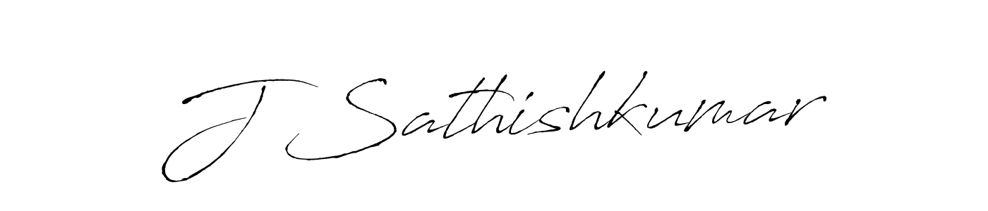How to make J Sathishkumar signature? Antro_Vectra is a professional autograph style. Create handwritten signature for J Sathishkumar name. J Sathishkumar signature style 6 images and pictures png