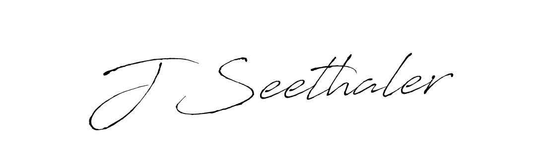 Use a signature maker to create a handwritten signature online. With this signature software, you can design (Antro_Vectra) your own signature for name J Seethaler. J Seethaler signature style 6 images and pictures png