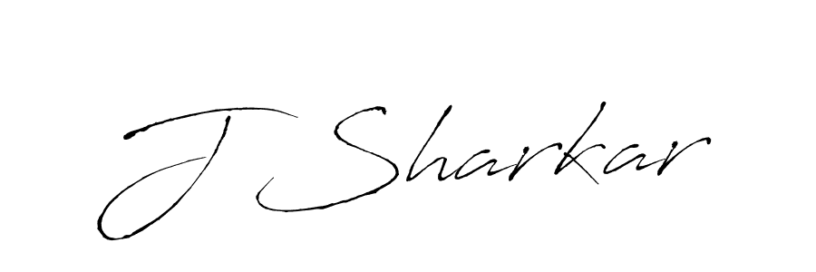 Create a beautiful signature design for name J Sharkar. With this signature (Antro_Vectra) fonts, you can make a handwritten signature for free. J Sharkar signature style 6 images and pictures png