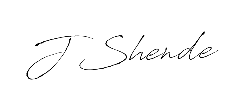 Also we have J Shende name is the best signature style. Create professional handwritten signature collection using Antro_Vectra autograph style. J Shende signature style 6 images and pictures png