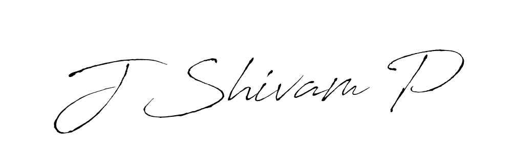 Make a beautiful signature design for name J Shivam P. With this signature (Antro_Vectra) style, you can create a handwritten signature for free. J Shivam P signature style 6 images and pictures png