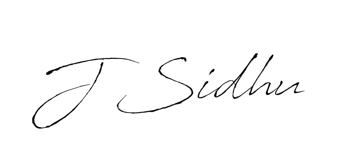 How to make J Sidhu name signature. Use Antro_Vectra style for creating short signs online. This is the latest handwritten sign. J Sidhu signature style 6 images and pictures png