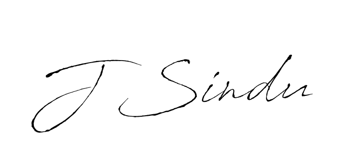 How to make J Sindu name signature. Use Antro_Vectra style for creating short signs online. This is the latest handwritten sign. J Sindu signature style 6 images and pictures png