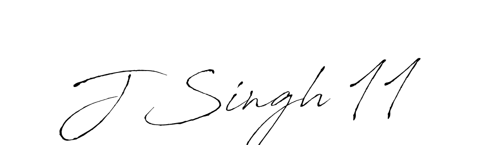 Similarly Antro_Vectra is the best handwritten signature design. Signature creator online .You can use it as an online autograph creator for name J Singh 11. J Singh 11 signature style 6 images and pictures png