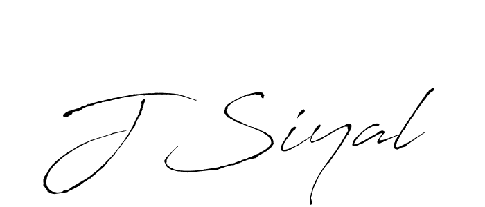 How to make J Siyal name signature. Use Antro_Vectra style for creating short signs online. This is the latest handwritten sign. J Siyal signature style 6 images and pictures png