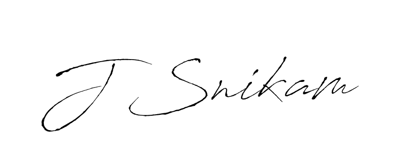 if you are searching for the best signature style for your name J Snikam. so please give up your signature search. here we have designed multiple signature styles  using Antro_Vectra. J Snikam signature style 6 images and pictures png