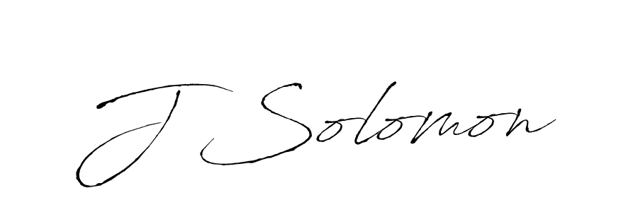 Create a beautiful signature design for name J Solomon. With this signature (Antro_Vectra) fonts, you can make a handwritten signature for free. J Solomon signature style 6 images and pictures png